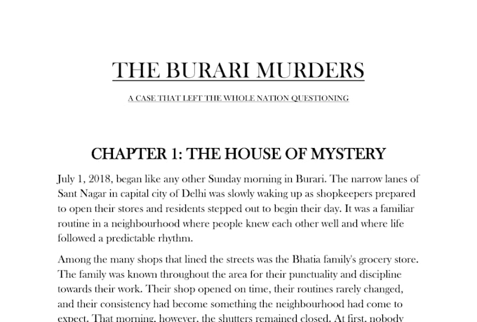 write true crime scripts for you